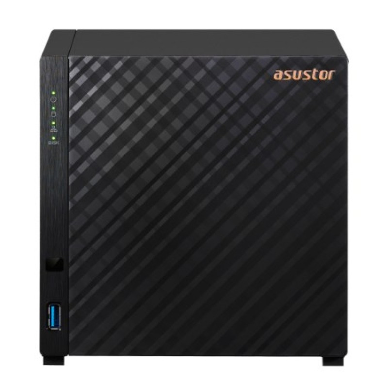 Asustor AS1204T NAS Tower Realtek RTD1619B 1 GB DDR4 0 TB ADM Black Asustor AS1204T NAS Tower Realtek RTD1619B 1 GB DDR4 0 TB ADM Black