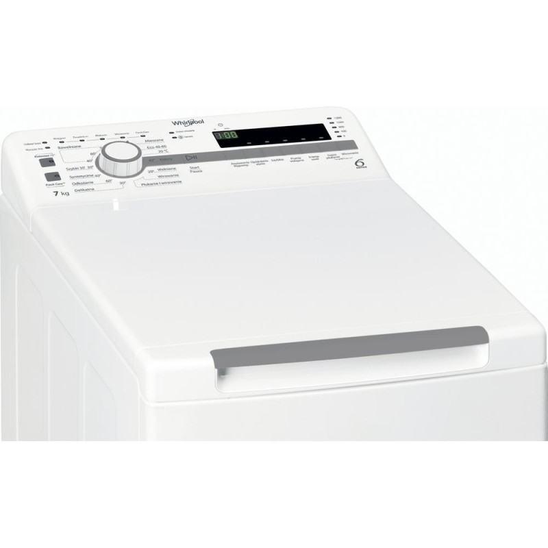 Whirlpool NTDLR 7220SS PL/N washing machine Top-load 7 kg 1200 RPM White Whirlpool NTDLR 7220SS PL/N washing machine Top-load 7 kg 1200 RPM White