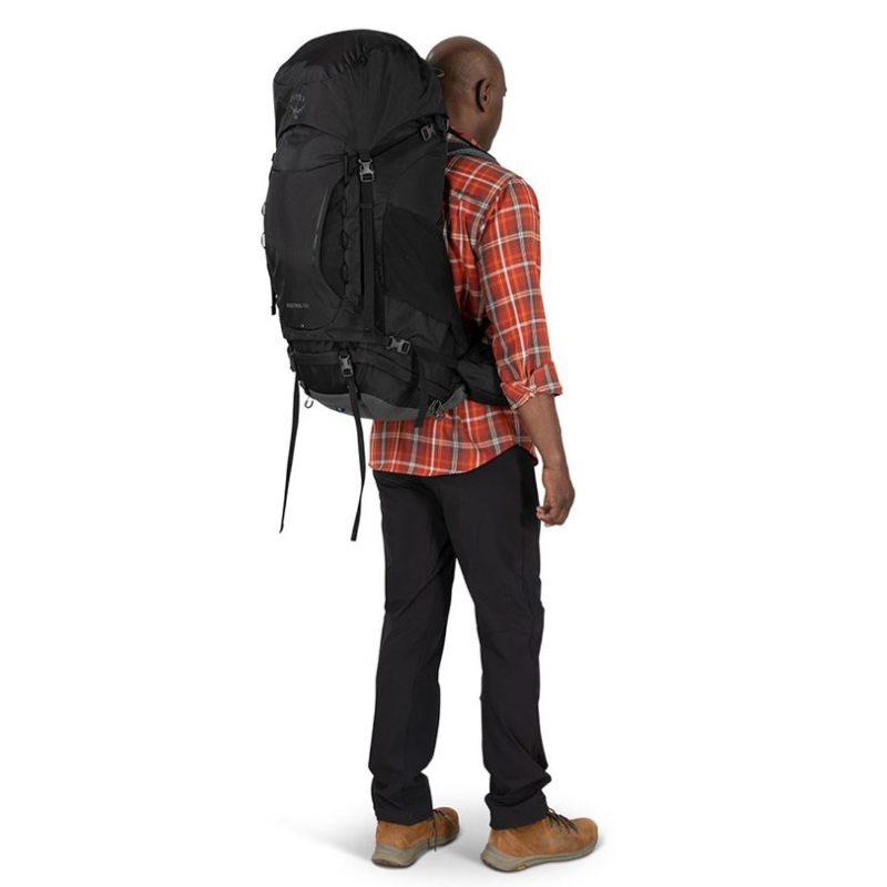 Trekking Backpack Osprey Kestrel 68 Black L/XL Trekking Backpack Osprey Kestrel 68 Black L/XL