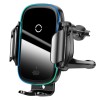 Car holder Baseus Light Electric Holder with Qi inductive charger black Car holder Baseus Light Electric Holder with Qi inductive charger black