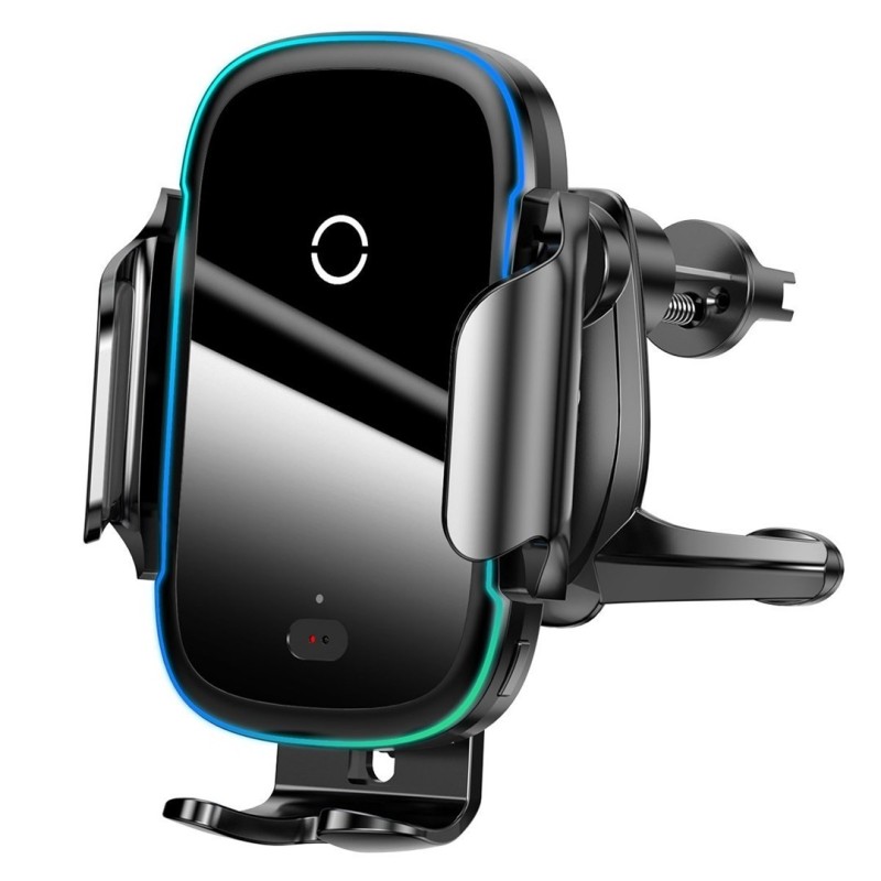 Car holder Baseus Light Electric Holder with Qi inductive charger black Car holder Baseus Light Electric Holder with Qi inductive charger black
