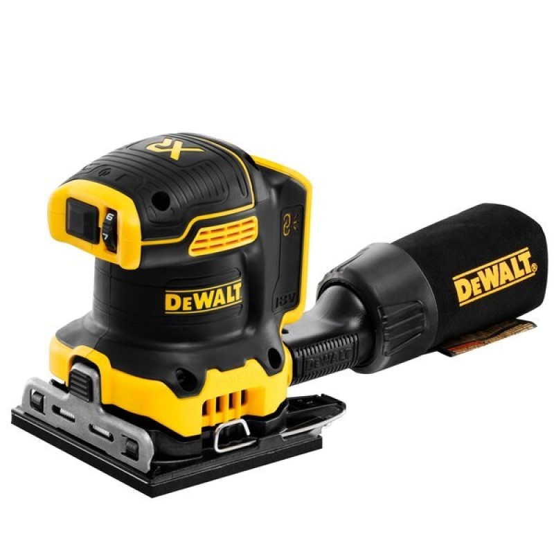 Random orbital sander 18V DCW200NT DEWALT 13500 OPM Black, Yellow Random orbital sander 18V DCW200NT DEWALT 13500 OPM Black, Yellow