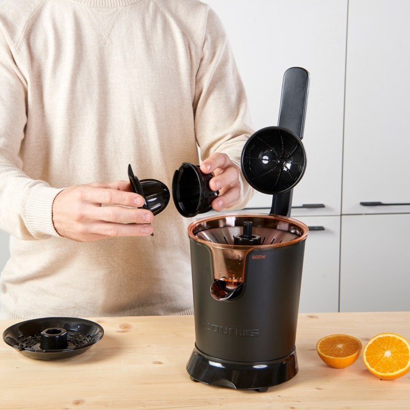 Taurus Easy Press 600 Centrifugal juicer 600 W Black, Brown Taurus Easy Press 600 Centrifugal juicer 600 W Black, Brown