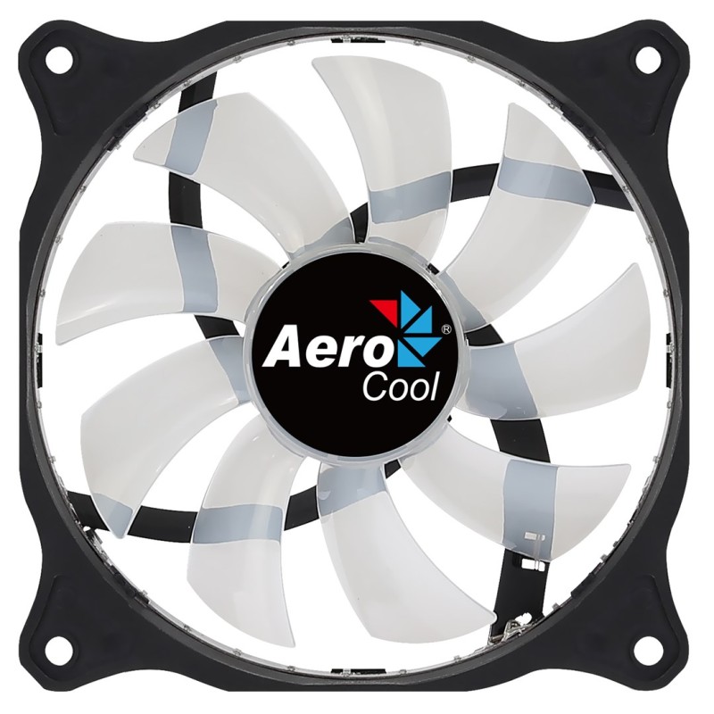 Aerocool COSMO12FRGB PC Fan 12cm LED RGB Molex Connector Silent Black Aerocool COSMO12FRGB PC Fan 12cm LED RGB Molex Connector Silent Black