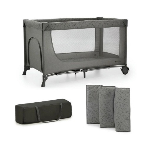 Kinderkraft Łóżeczko turystyczne Joy 2 ciemnoszary