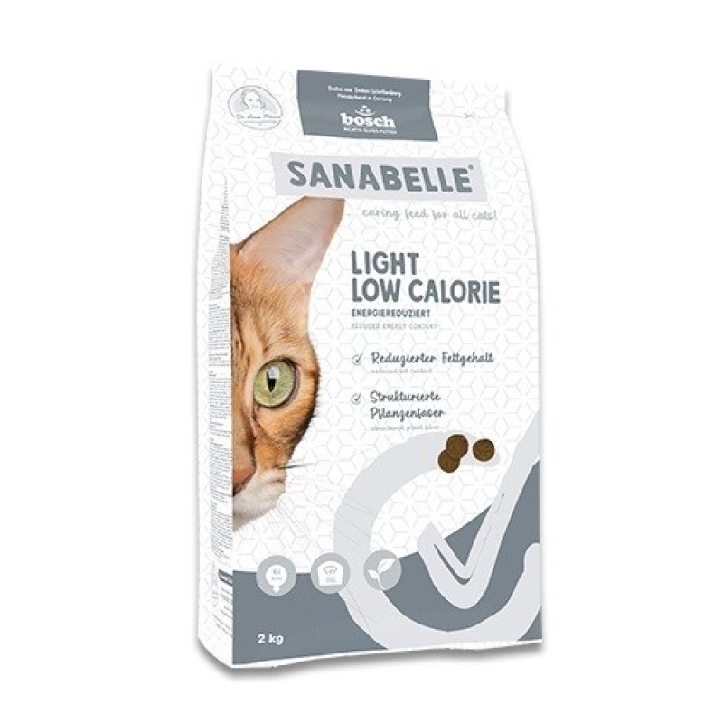 BOSCH Sanabelle Light Low Calorie Poultry - dry cat food - 8kg
