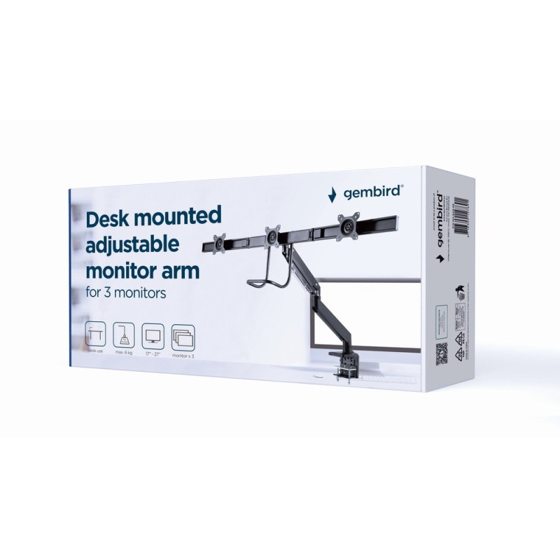 Gembird MA-DA3-03 monitor mount / stand 68.6 cm (27 Gembird MA-DA3-03 monitor mount / stand 68.6 cm (27