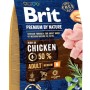 BRIT Premium by Nature Adult M Chicken - dry dog food - 3 kg