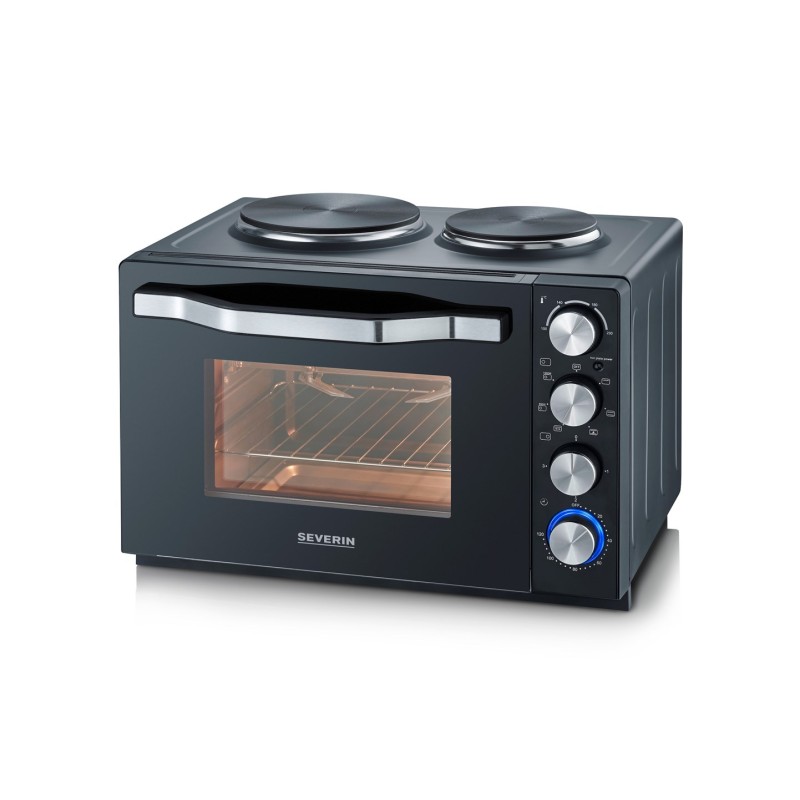 SEVERIN MINI OVEN WITH COOKING PLATES, 30 L TO2074 SEVERIN MINI OVEN WITH COOKING PLATES, 30 L TO2074