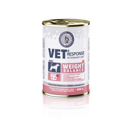 VET RESPONSE Weight balance - wet dog food - 400g VET RESPONSE Weight balance - wet dog food - 400g
