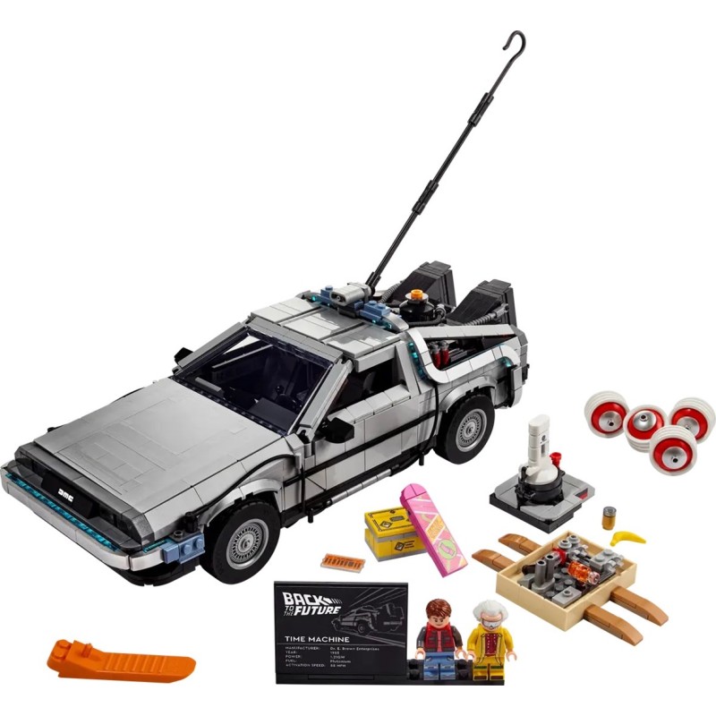 LEGO ICONS 10300 TIME MACHINE FROM BACK TO THE FUTURE LEGO ICONS 10300 TIME MACHINE FROM BACK TO THE FUTURE
