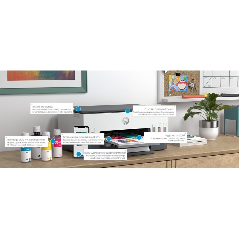HP Smart Tank 670 All-in-One Thermal inkjet A4 4800 x 1200 DPI 12 ppm Wi-Fi HP Smart Tank 670 All-in-One Thermal inkjet A4 4800 x 1200 DPI 12 ppm Wi-Fi