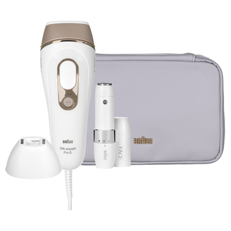 Braun Silk-expert Pro L5156 Hair removal device White, gold Braun Silk-expert Pro L5156 Hair removal device White, gold