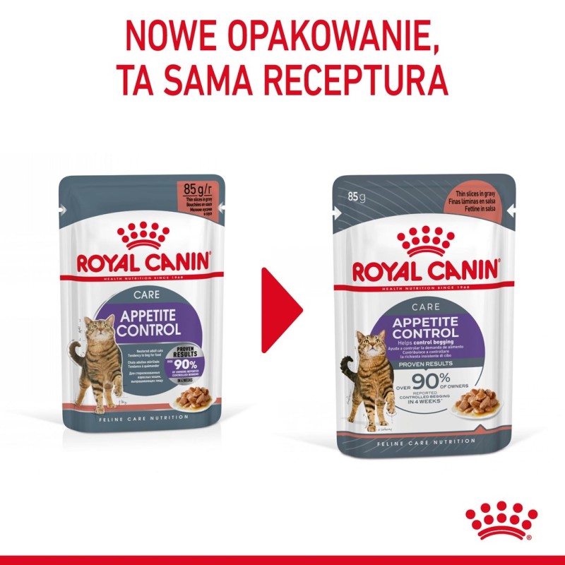 ROYAL CANIN Appetit Control pieces in sauce - wet cat food - 12 x 85g ROYAL CANIN Appetit Control pieces in sauce - wet cat food - 12 x 85g