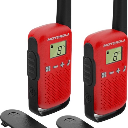 Motorola TALKABOUT T42 two-way radio 16 channels Black,Red Motorola TALKABOUT T42 two-way radio 16 channels Black,Red