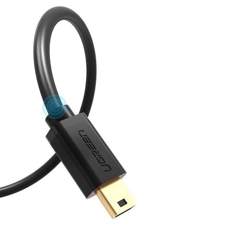 Ugreen USB cable - mini USB 480 Mbps 2m US132 (black) Ugreen USB cable - mini USB 480 Mbps 2m US132 (black)