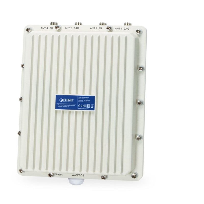 PLANET IP67 Wi-Fi 6 802.11ax, Dual 2400 Mbit/s Aluminium Power over Ethernet (PoE)