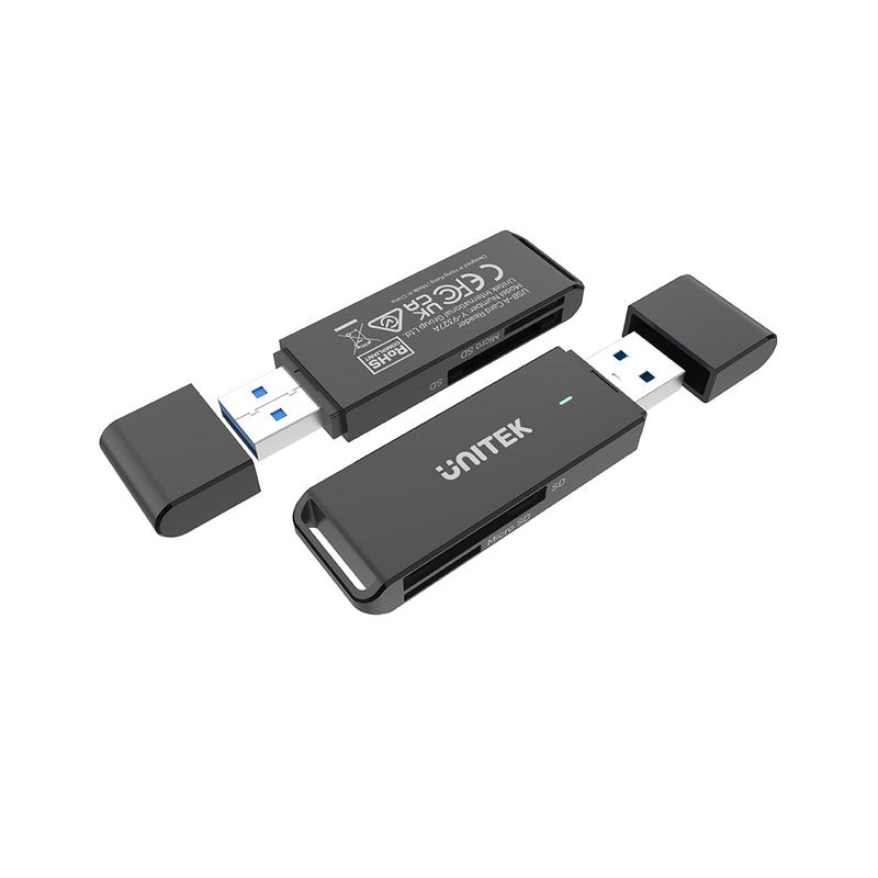 UNITEK Y-9327A card reader USB 3.2 Gen 1 (3.1 Gen 1) Type-A Black UNITEK Y-9327A card reader USB 3.2 Gen 1 (3.1 Gen 1) Type-A Black