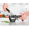 GEFU COLT Pull through knife sharpener Black, Stainless steel GEFU COLT Pull through knife sharpener Black, Stainless steel