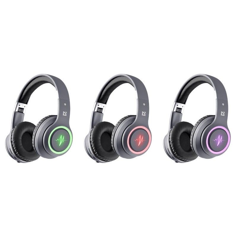 Wireless Headphones with microphone DEFENDER FREEMOTION B571 LED Wireless Headphones with microphone DEFENDER FREEMOTION B571 LED