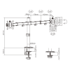 Maclean MC-742 TV mount 106.7 cm (55