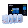 Braun 4 pack Cleaning cartridge
