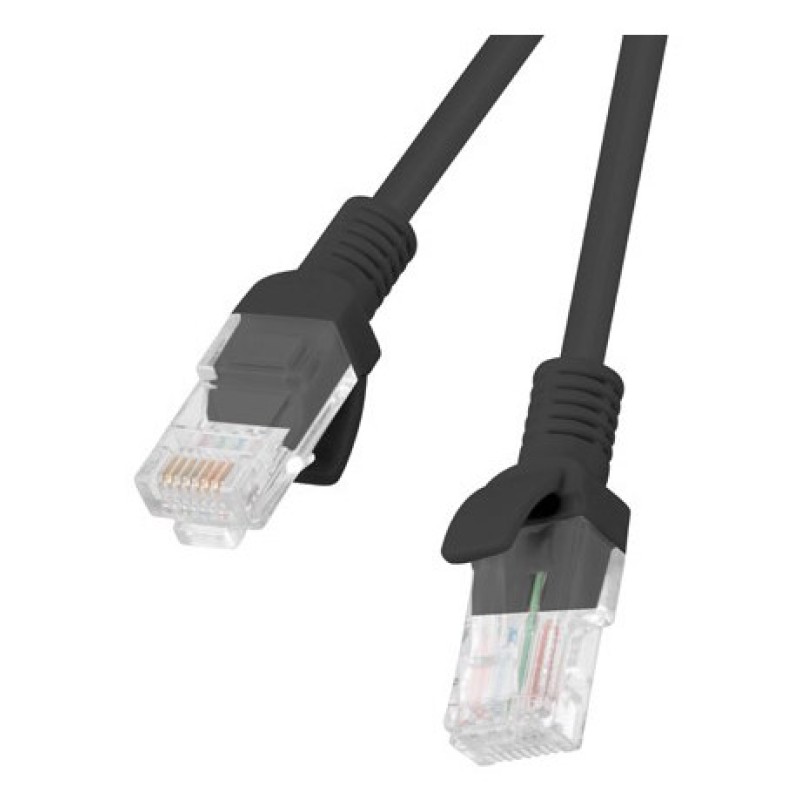 Lanberg PCU5-20CC-0300-BK networking cable Black 3 m Cat5e U/UTP (UTP)