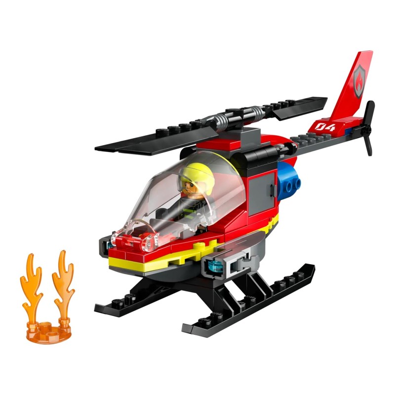 LEGO CITY 60411 FIRE RESCUE HELICOPTER LEGO CITY 60411 FIRE RESCUE HELICOPTER