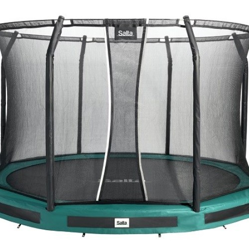 Trampoline Premium Ground Combo 251cm Green