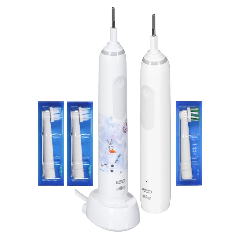 Oral-B Pro 3 3000 White+Oral-B Junior Frozen Oral-B Pro 3 3000 White+Oral-B Junior Frozen