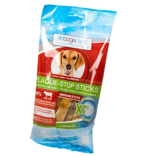 BOGAR Bogadent Plaque-stop sticks Medium Beef - dog treat - 100g BOGAR Bogadent Plaque-stop sticks Medium Beef - dog treat - 100g