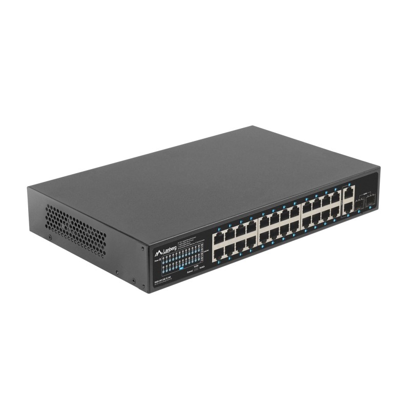 Lanberg RSGE-24P-2GE-2S-360 network switch Unmanaged Lanberg RSGE-24P-2GE-2S-360 network switch Unmanaged