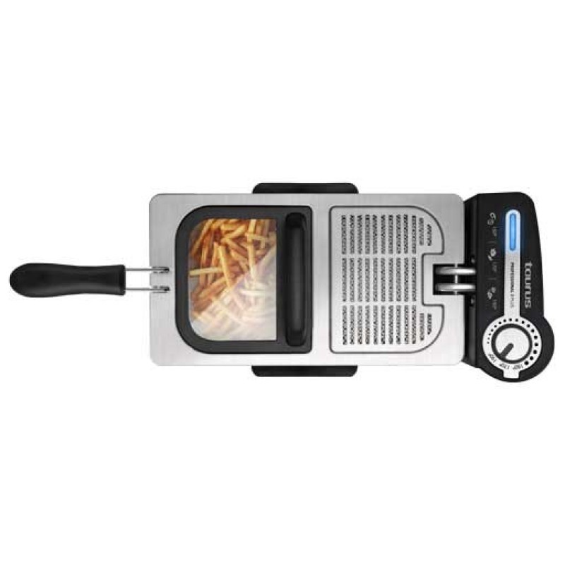 Taurus Professional 3 Plus Single 3 L Stand-alone 2100 W Deep fryer Stainless steel Taurus Professional 3 Plus Single 3 L Stand-alone 2100 W Deep fryer Stainless steel