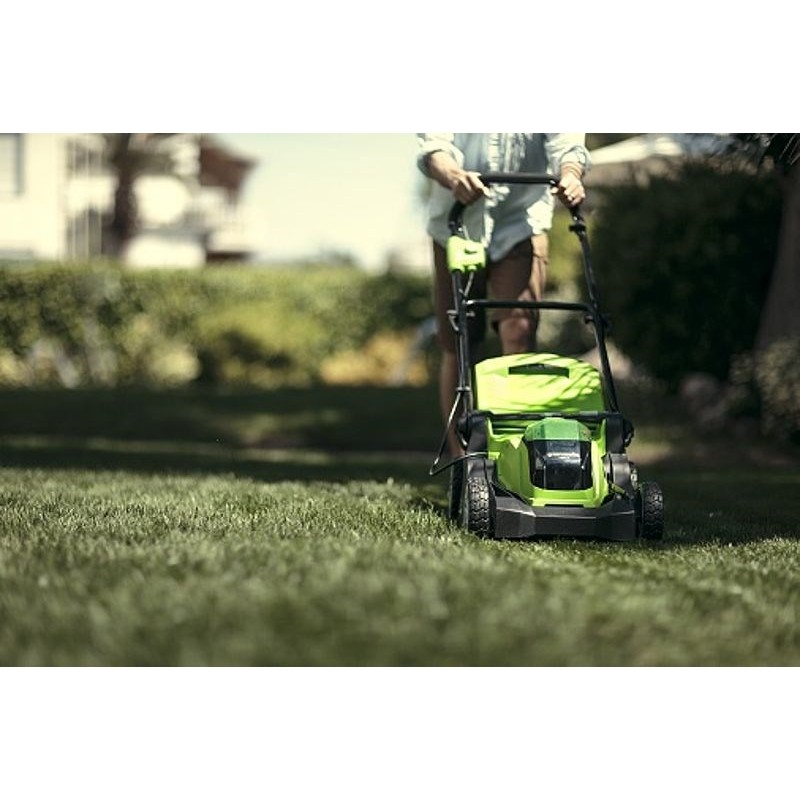 Cordless mower 40V 4Ah 41 cm Greenworks G40LM41K4 - 2504707UB