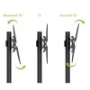 Techly Floor Trolley with Shelf Support LCD / LED / Plasma 30-65 Techly Floor Trolley with Shelf Support LCD / LED / Plasma 30-65