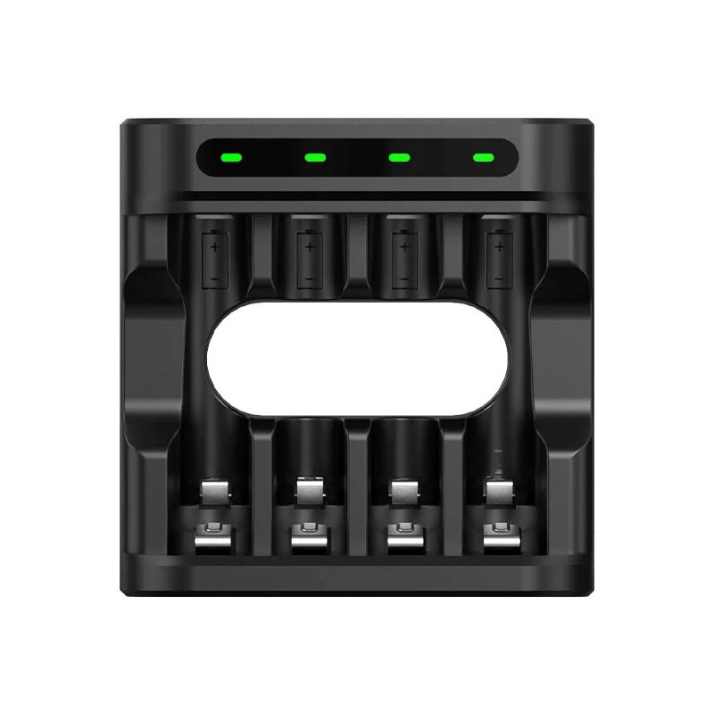 Battery charger R03 / AAA, R6 / AA Li-ion 1,5V / NiMH - 4 slots Battery charger R03 / AAA, R6 / AA Li-ion 1,5V / NiMH - 4 slots