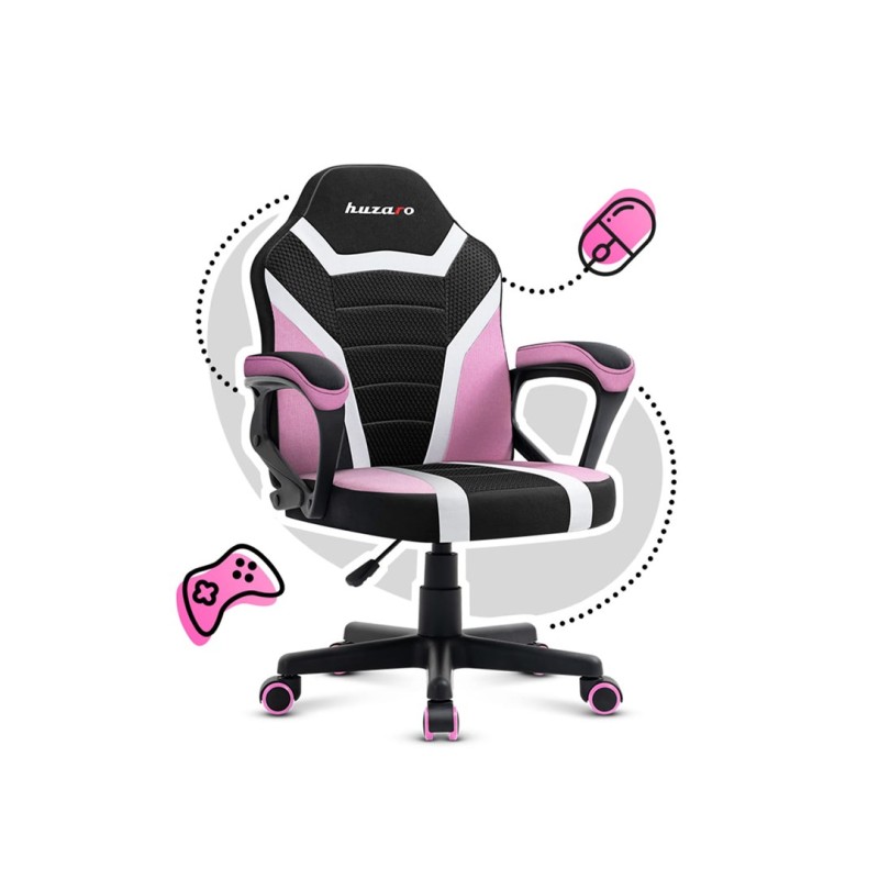 Gaming chair for children Huzaro Ranger 1.0 Pink Mesh Gaming chair for children Huzaro Ranger 1.0 Pink Mesh