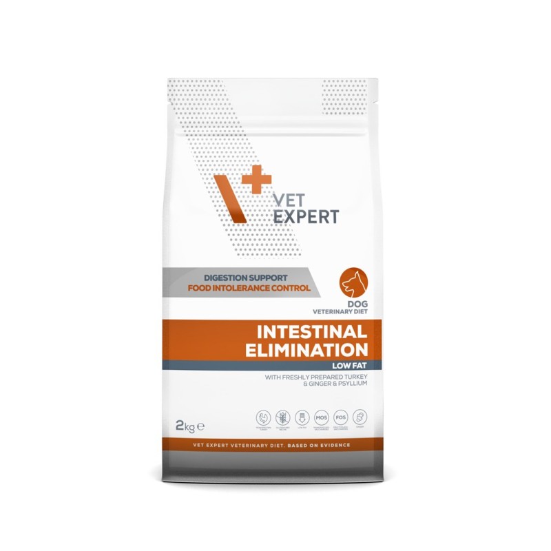 VET EXPERT Veterinary Diet Intestinal Elimination Dog – dry dog food – 2 kg VET EXPERT Veterinary Diet Intestinal Elimination Dog – dry dog food – 2 kg