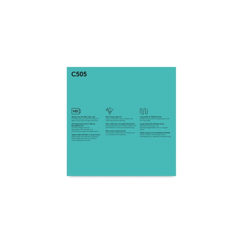 Logitech C505 HD Webcam Logitech C505 HD Webcam