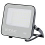 V-TAC 50W LED Floodlight CREE CHIP Black Body Grey Glass 4000K 135lm/W