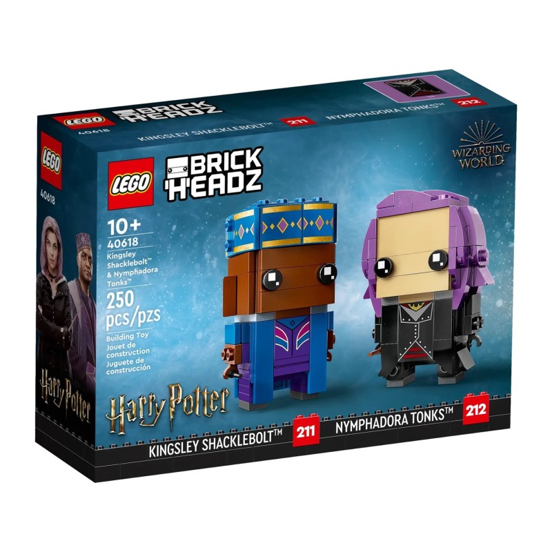 LEGO BRICKHEADZ HARRY POTTER 40618 KINGSLEY SHACKLEBOLT AND NIMFADORA TONKS