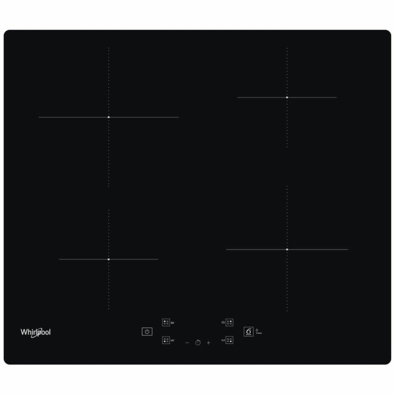 Whirlpool WS Q2160 NE Black Built-in 59 cm Zone induction hob 4 zone(s)