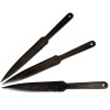 Sports throwing knives KAL22 LIDER 3pcs black