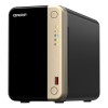 QNAP TS-264 NAS Tower Intel® Celeron® N5095 8 GB QNAP QTS Black, Gold