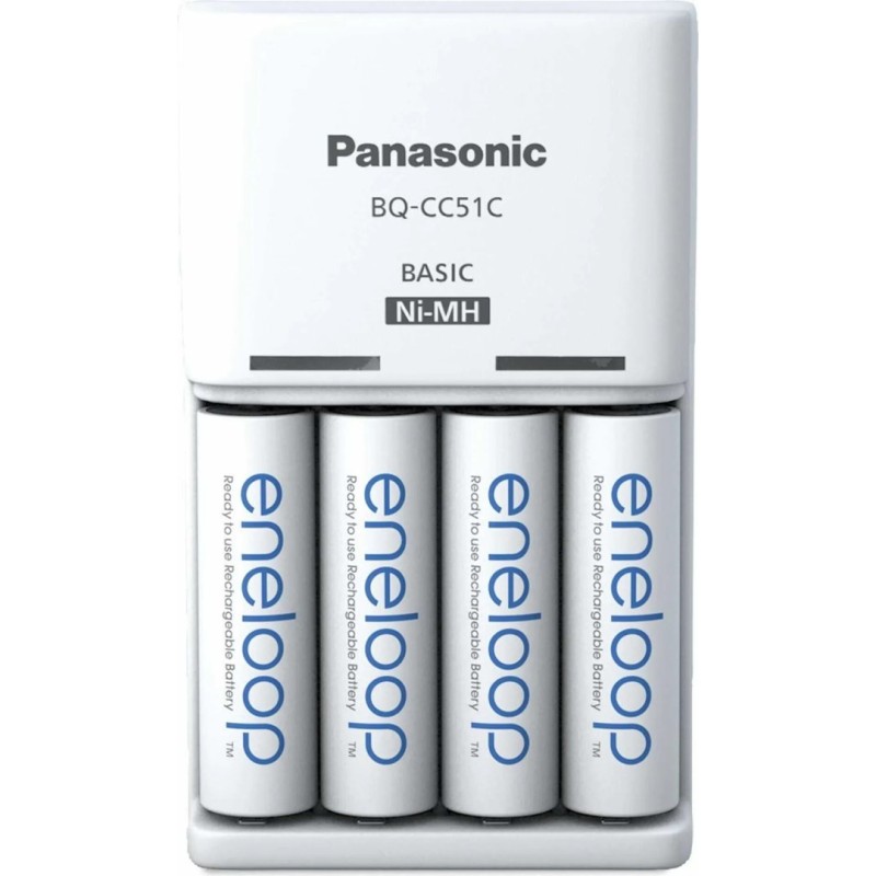 ŁADOWARKA PANASONIC BASIC + 4x AA ENELOOP 2000 mAh ŁADOWARKA PANASONIC BASIC + 4x AA ENELOOP 2000 mAh