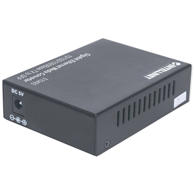 Intellinet Gigabit Ethernet to SFP Media Converter, 10/100/1000Base-Tx to SFP slot, empty (Euro 2-pin plug) Intellinet Gigabit Ethernet to SFP Media Converter, 10/100/1000Base-Tx to SFP slot, empty (Euro 2-pin plug)