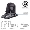 XD DESIGN ANTI-THEFT BACKPACK BOBBY HERO SMALL GREY P/N: P705.702 XD DESIGN ANTI-THEFT BACKPACK BOBBY HERO SMALL GREY P/N: P705.702