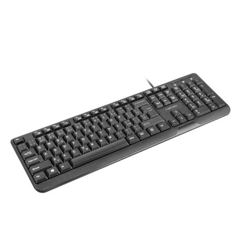 NATEC KEYBOARD TROUT SLIM USB, CZ/SK LAYOUT, BLACK NATEC KEYBOARD TROUT SLIM USB, CZ/SK LAYOUT, BLACK