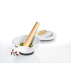 GEFU SURI Walnut, White Porcelain, Teak wood Mortar & pestle GEFU SURI Walnut, White Porcelain, Teak wood Mortar & pestle