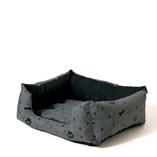 GO GIFT Dog bed XL - graphite - 75x55x15 cm GO GIFT Dog bed XL - graphite - 75x55x15 cm